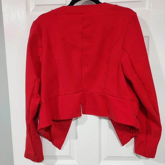 Torrid Fushia Pink Ponte Open Front Blazer in Size 1 (14/16) - Picture 12 of 12